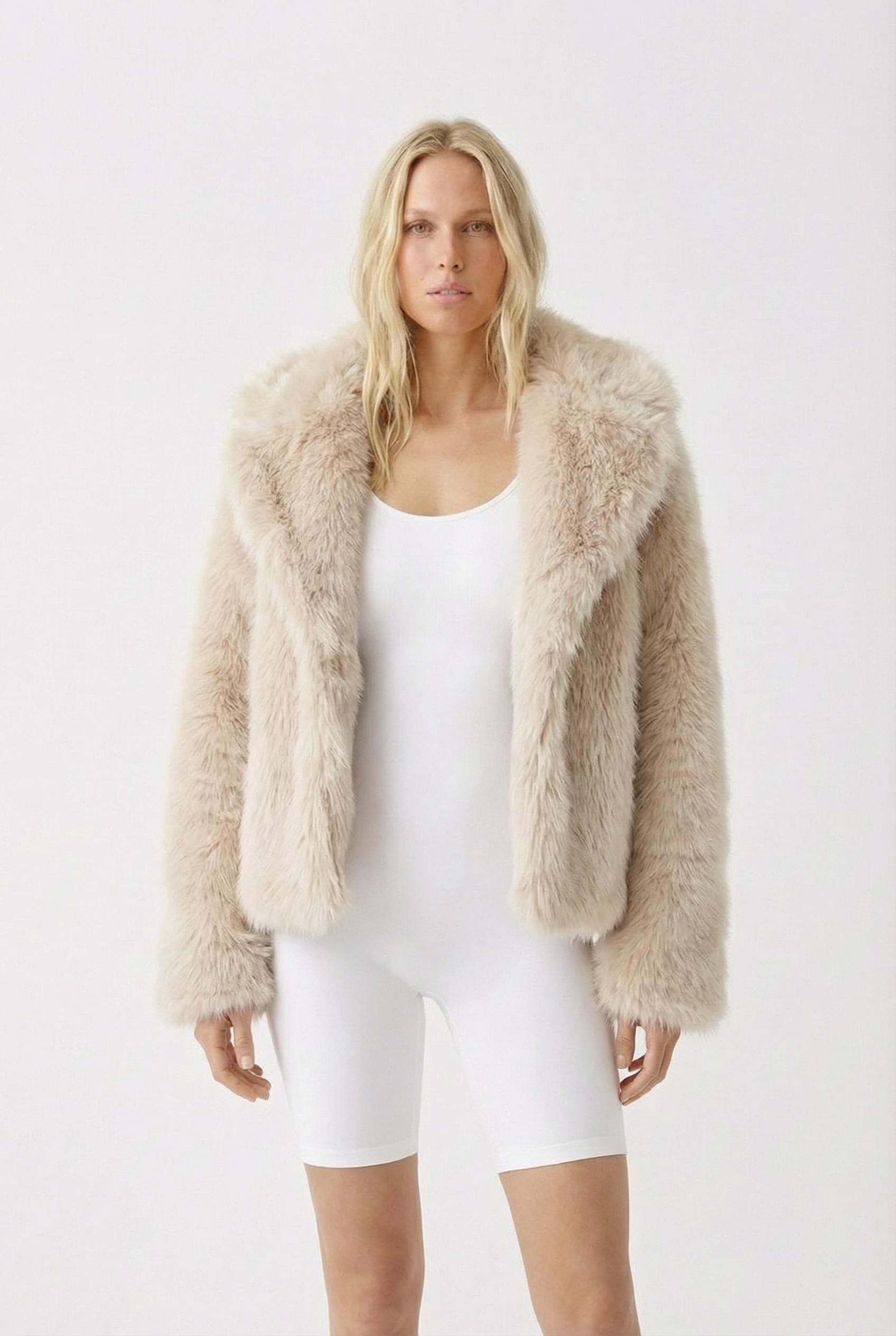 AI fashion model in casual outfit