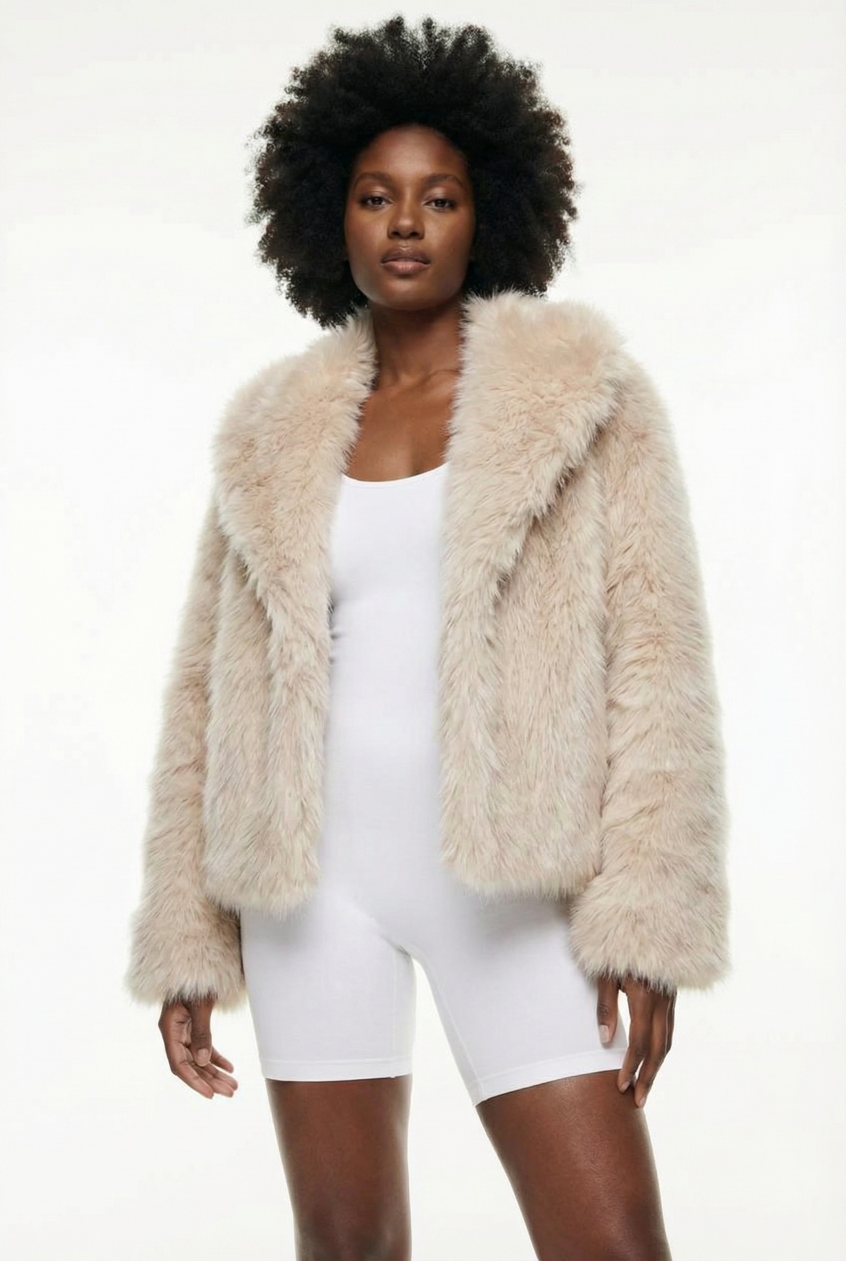 AI fashion model in evening dress